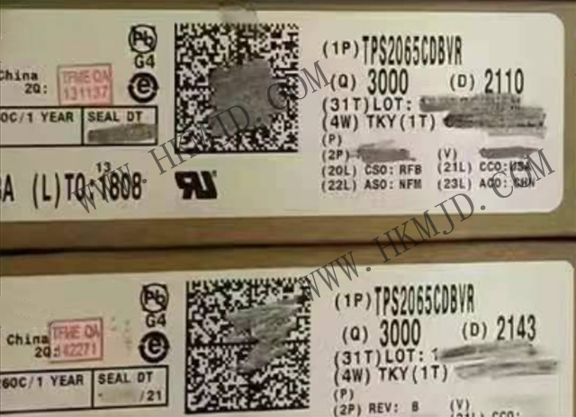 明佳達(dá)電子 —— 供應(yīng) [TI] TPS2065CDBVR 電源開關(guān) IC - 限流，配電開關(guān)