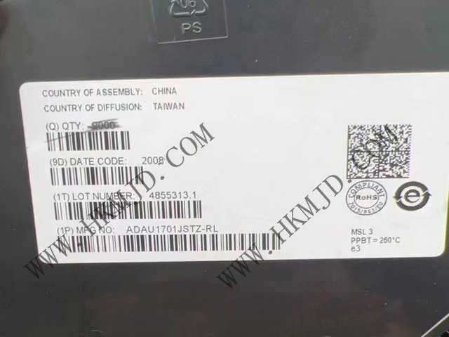 ADAU1701JSTZ SigmaDSP? 28/56 Bit音頻DSP，內(nèi)置2個ADC和4個DAC
