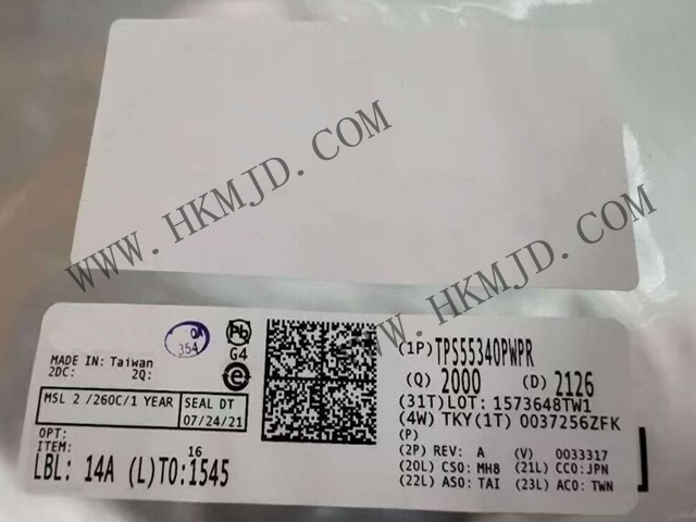 【德州儀器】具有5A、40V  TPS55340PWPR 集成式電源開(kāi)關(guān)的單片非同步開(kāi)關(guān)穩(wěn)壓器
