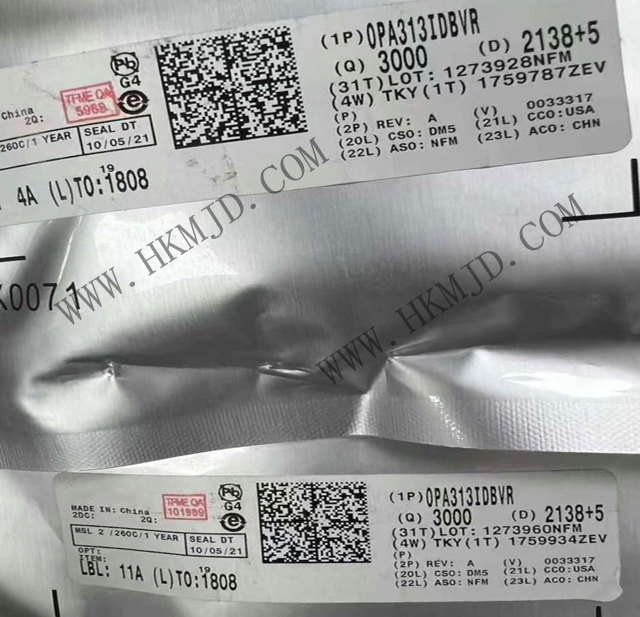 【TI 放大器】出售 OPA313IDBVR 低噪聲、單通道CMOS運(yùn)算放大器